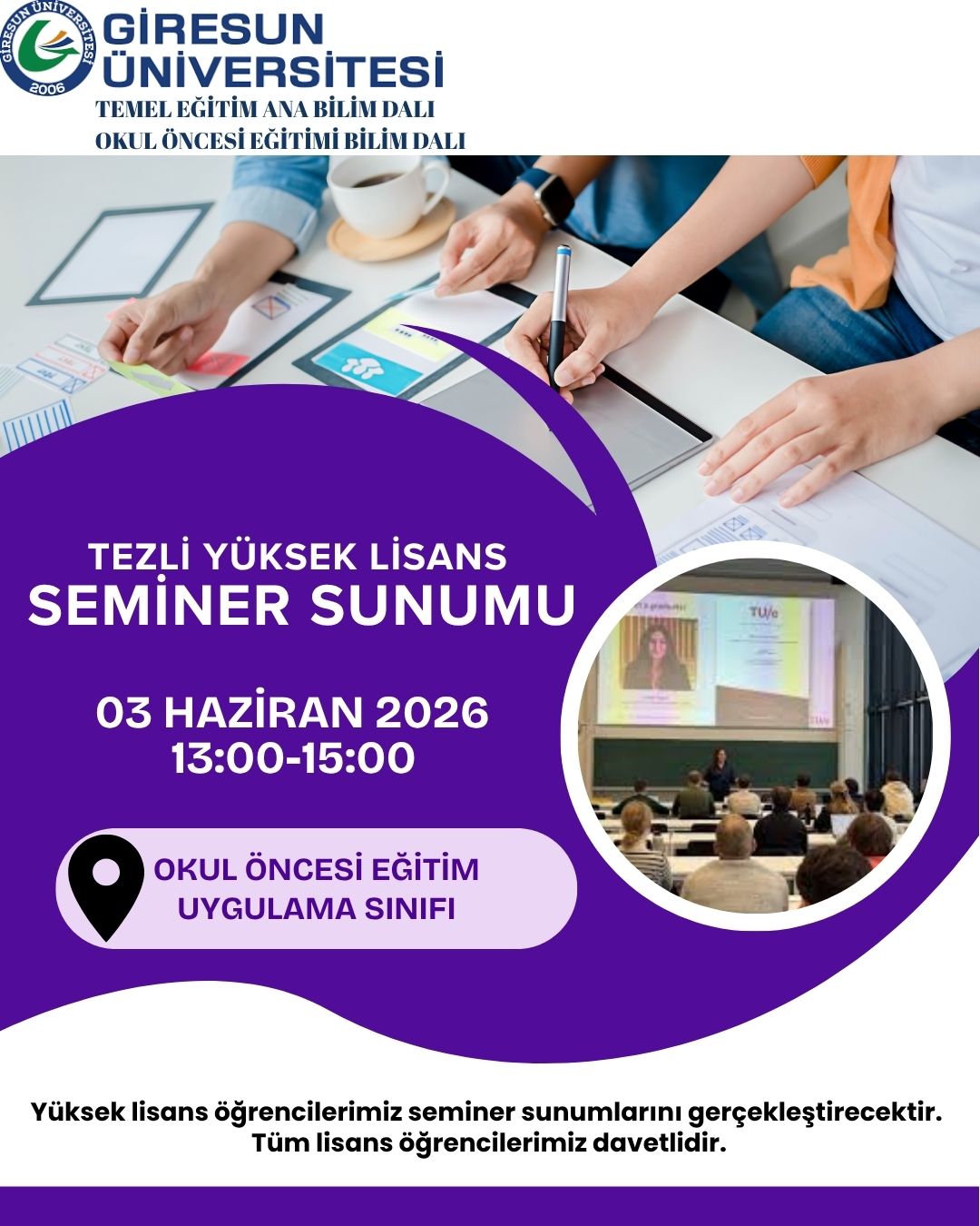 Seminer sunumu
