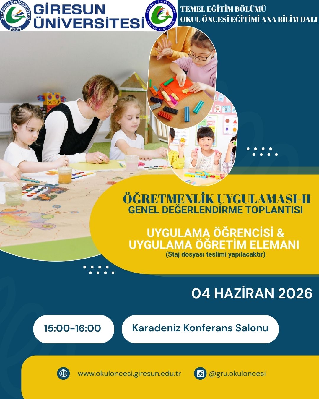 Staj toplantı